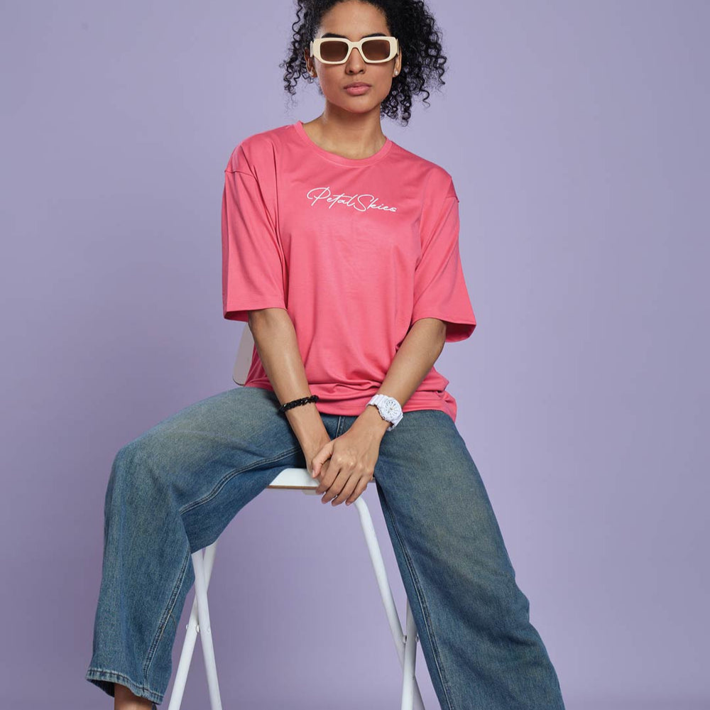 Woman tshirt and jeans